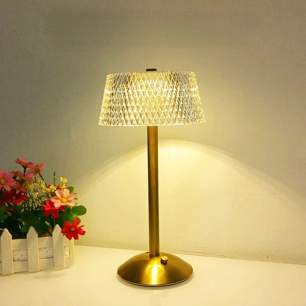 Gen-Z Crystal Diamond USB Rechargeable Table Lamp