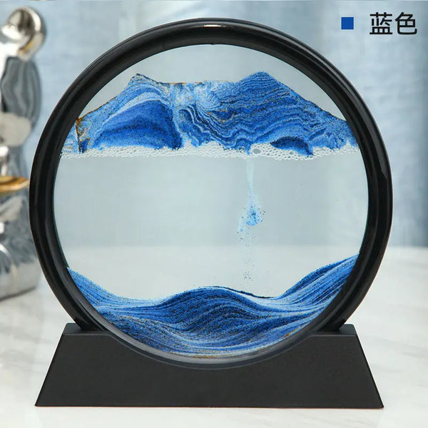 Gen-Z 3D Sandscape Hourglass - Deep Sea Moving Art