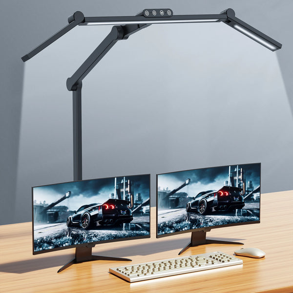 Gen-Z Architect Desk Lamp with Clamp and Auto Dimming